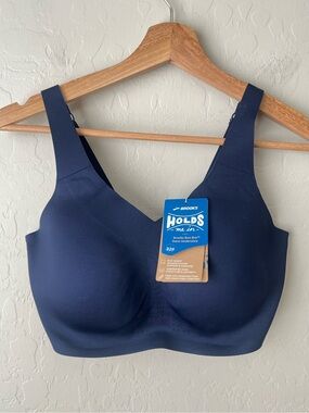 Brooks Dare Underwire Run sports Bra navy blue NEW 32F